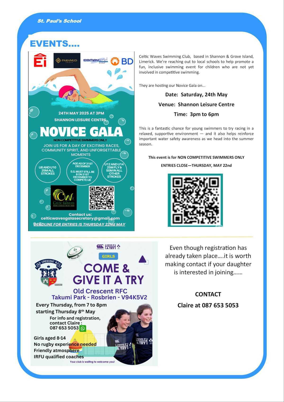 May Newsletter