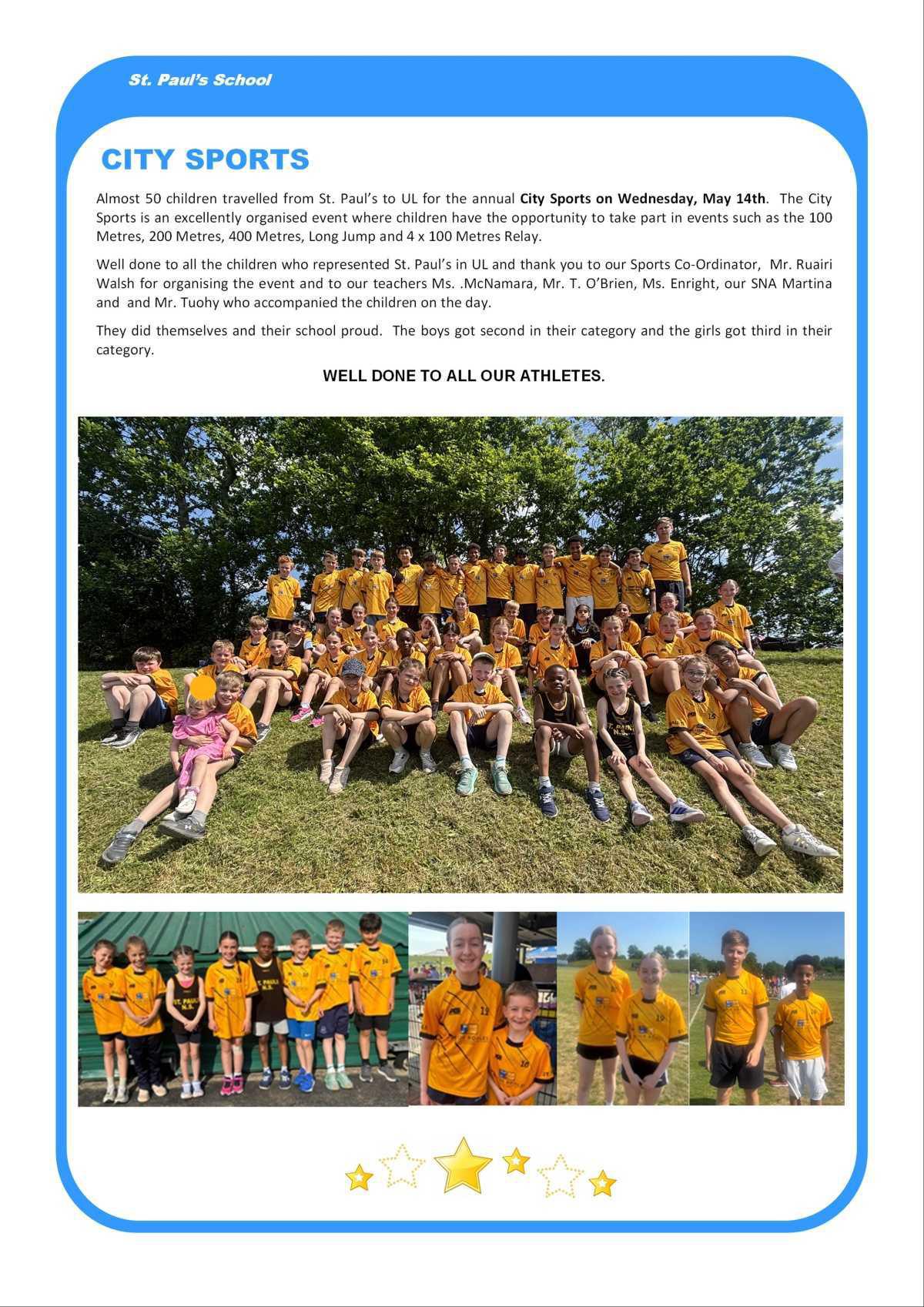 May Newsletter