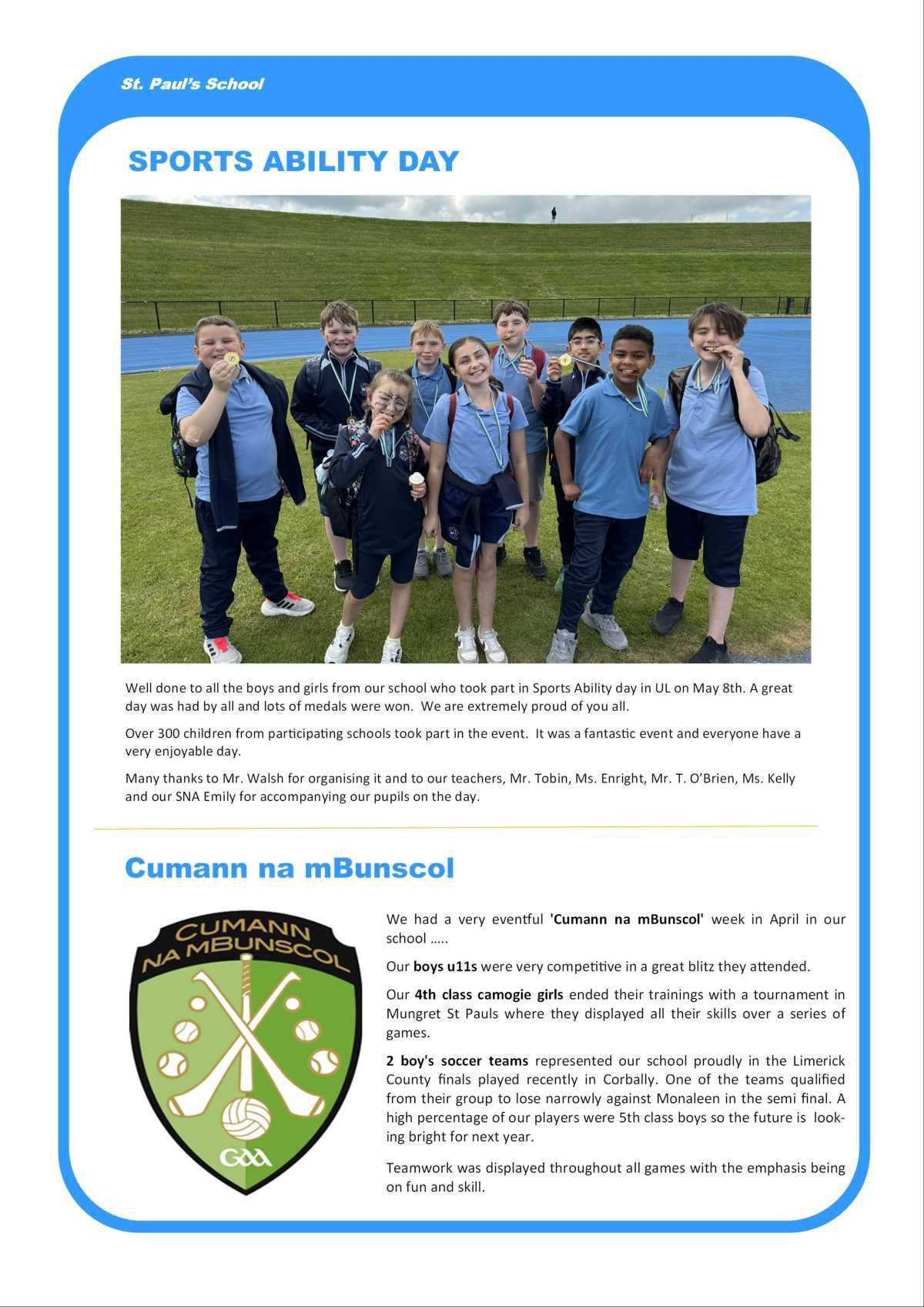 May Newsletter
