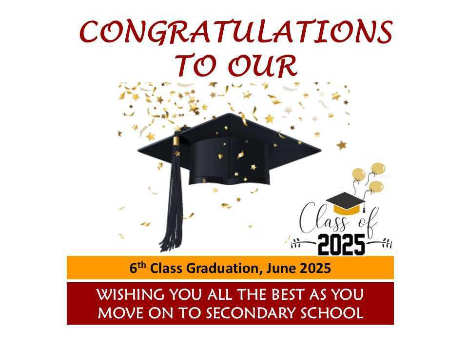 Graduation Ceremony - 6th Classes