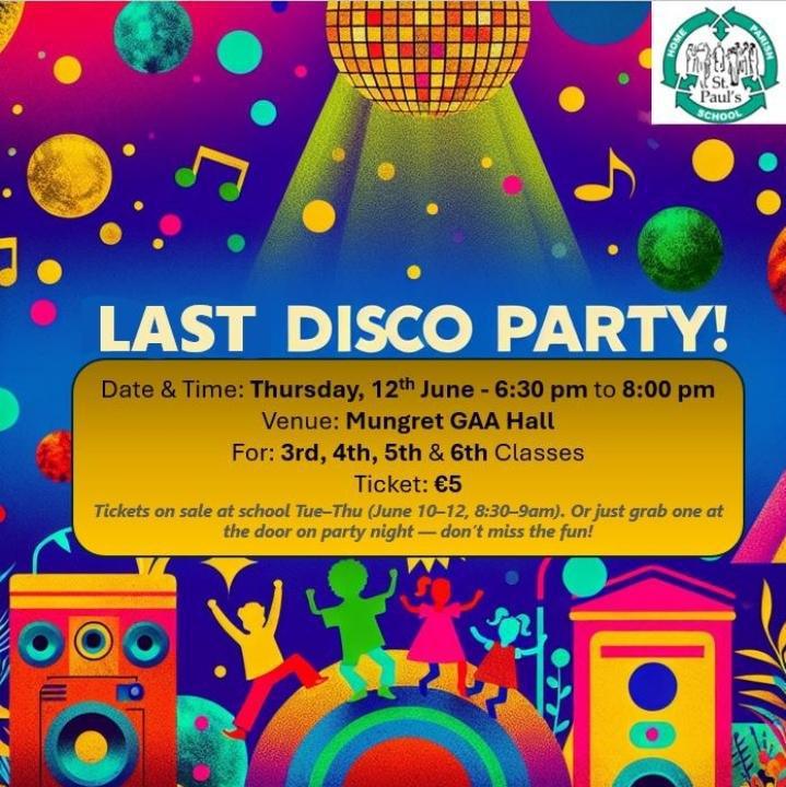 DISCO for 3rd to 6th class