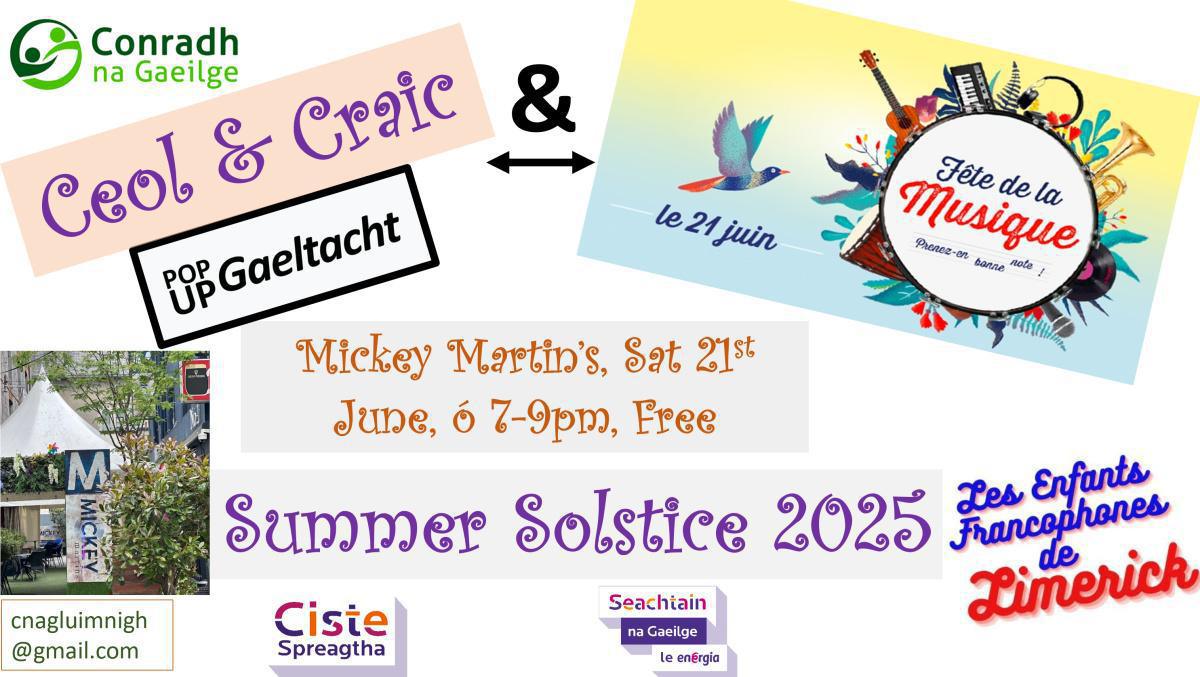 Fête de la Musiques meets PopUpGaeltacht"