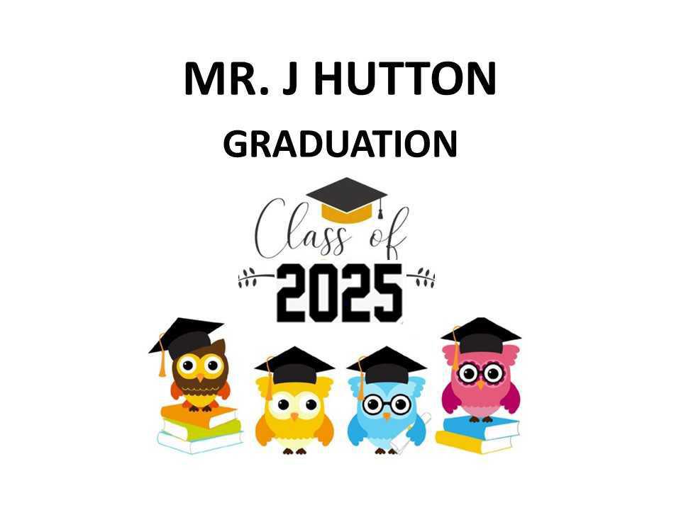 Mr. Hutton's Graduation Class