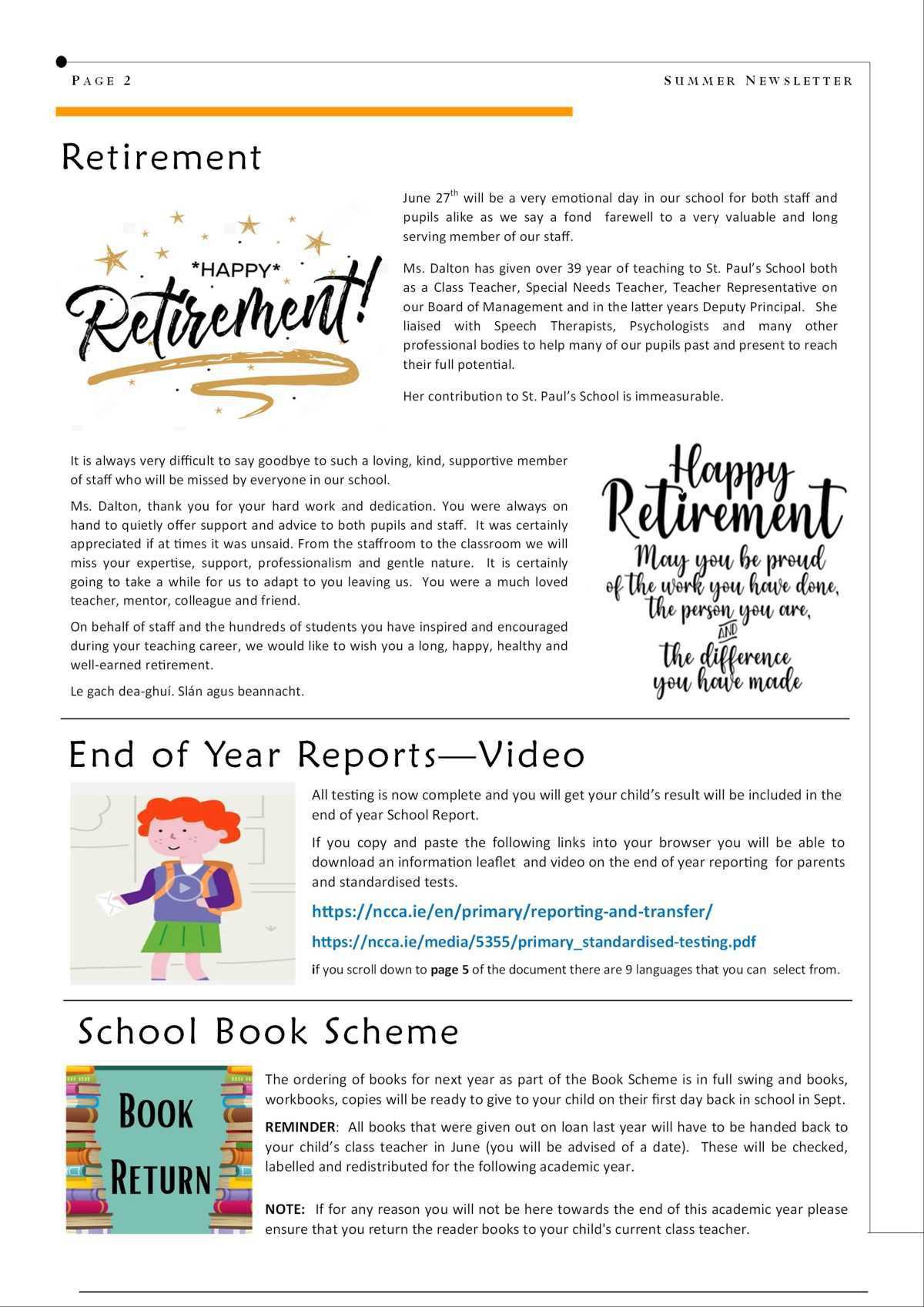 JUNE NEWSLETTER