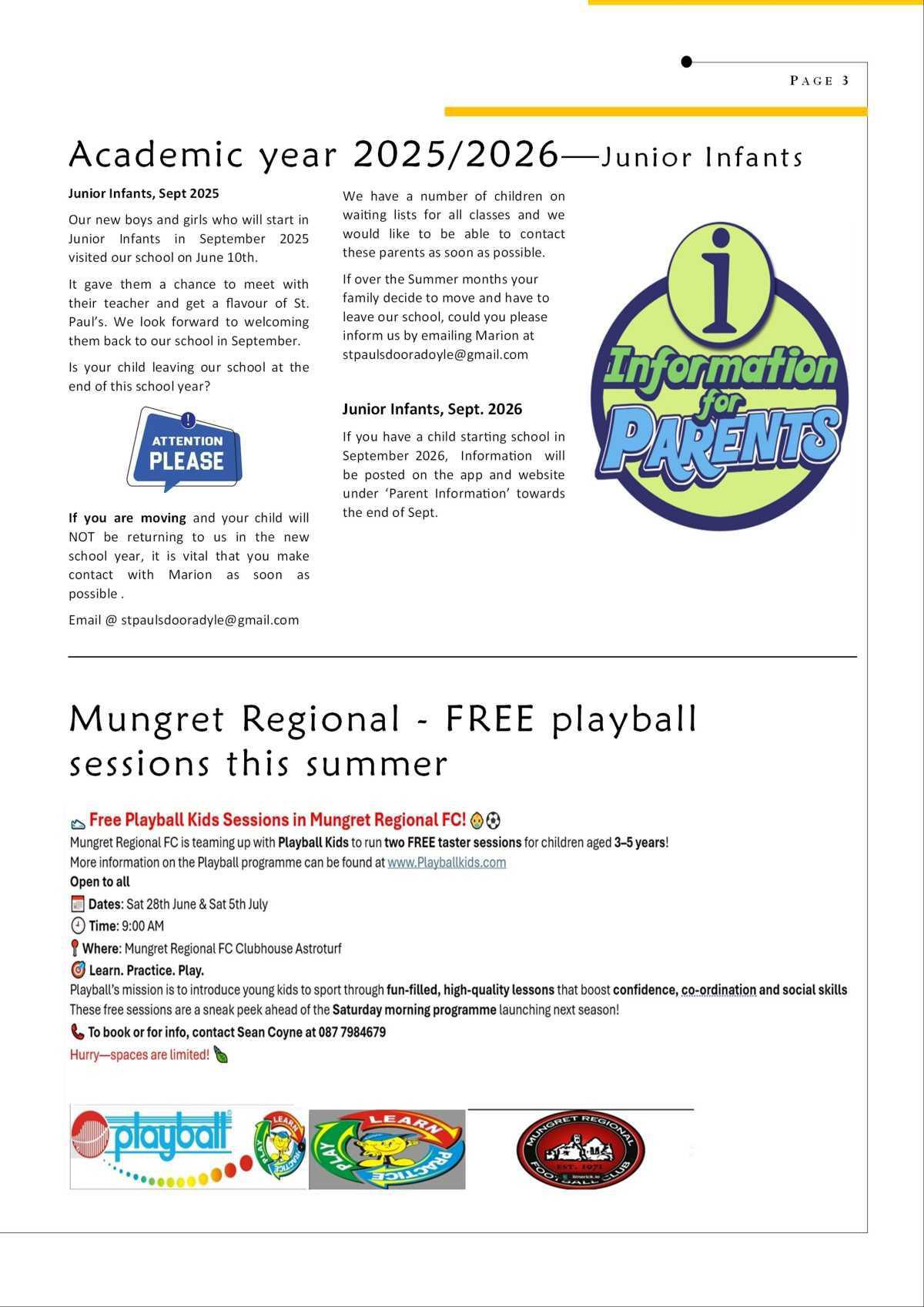 JUNE NEWSLETTER