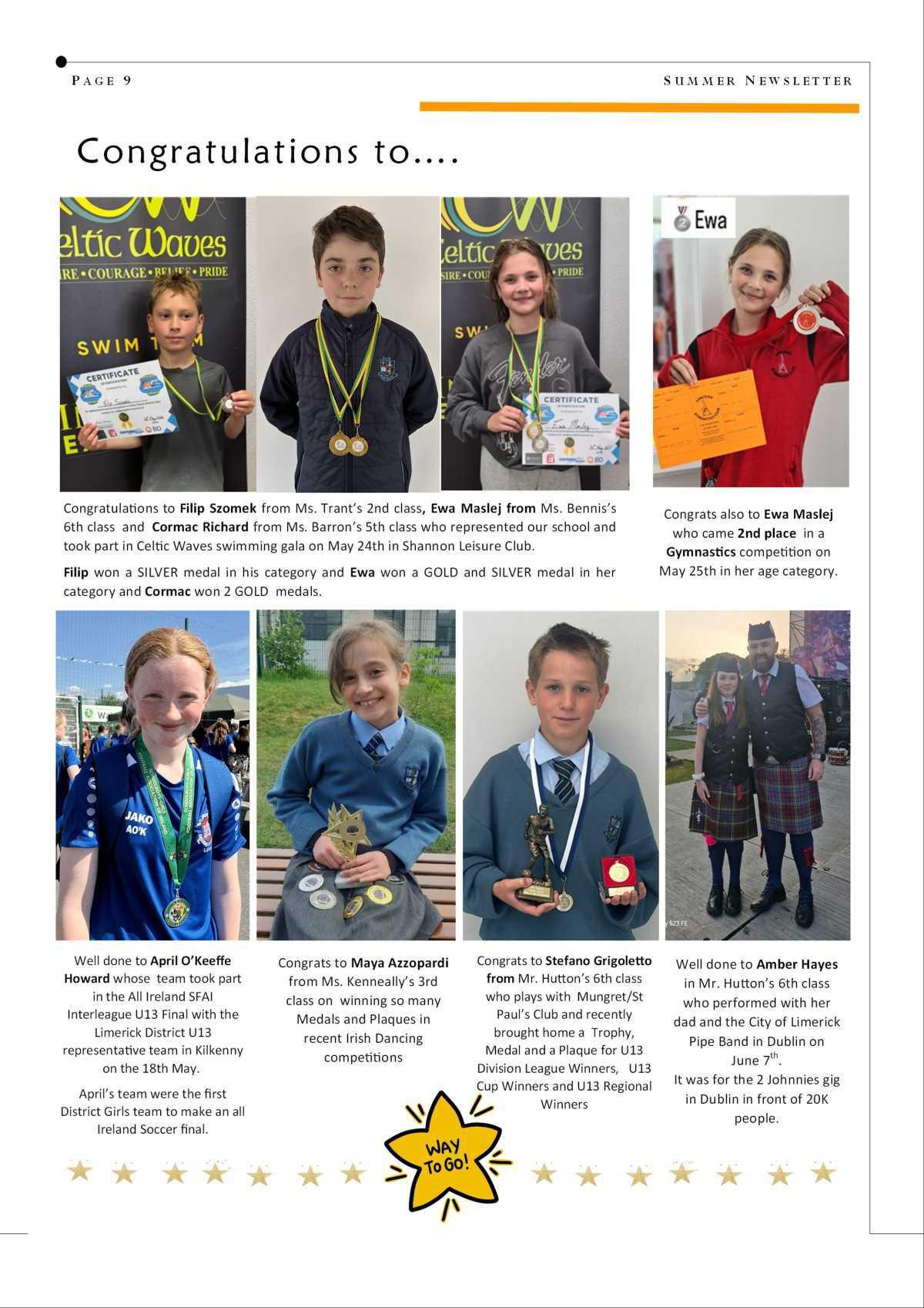 JUNE NEWSLETTER