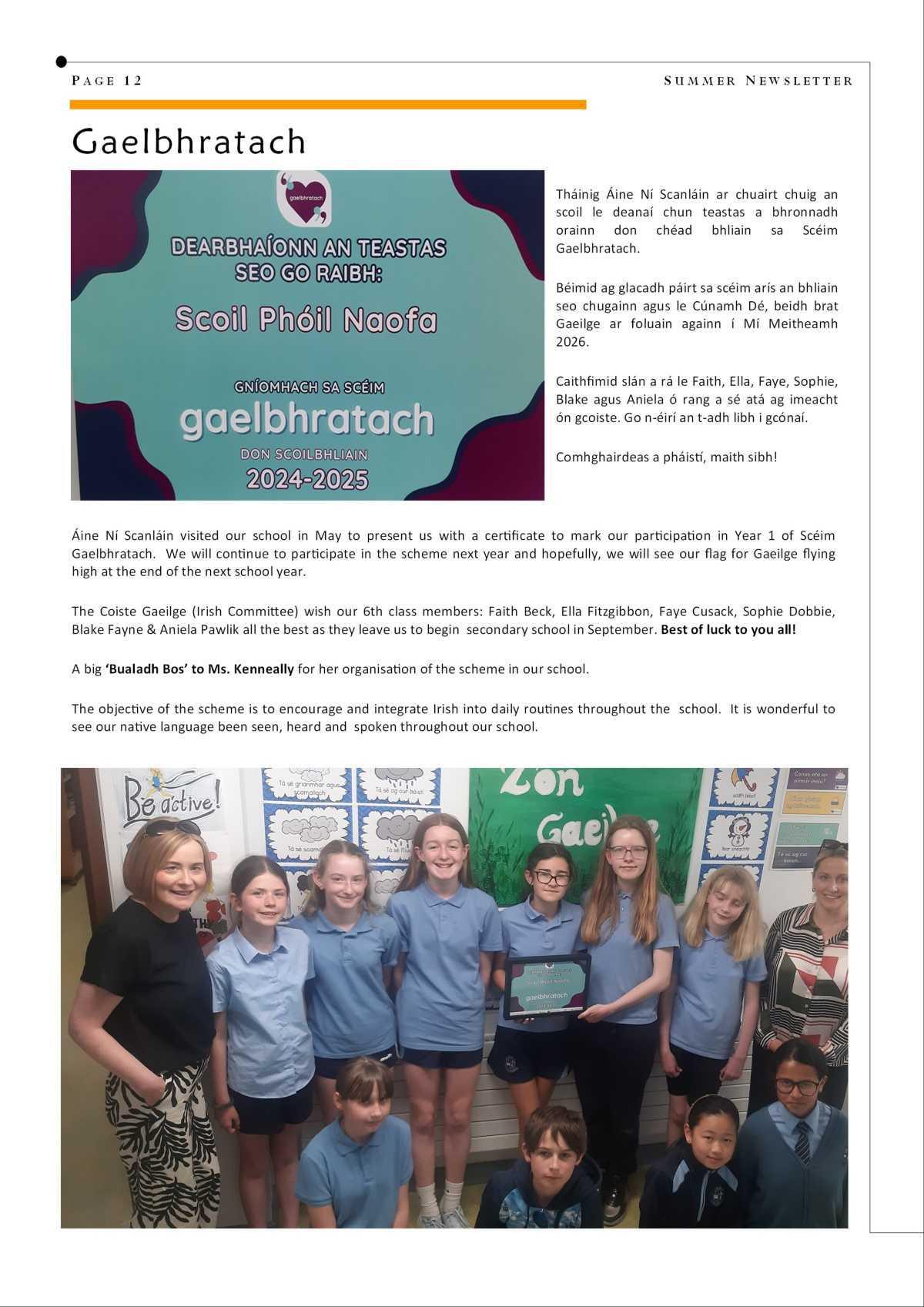 JUNE NEWSLETTER