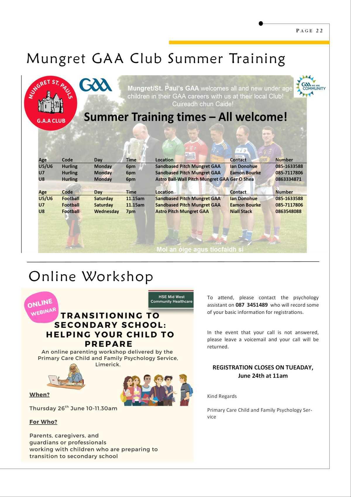 JUNE NEWSLETTER