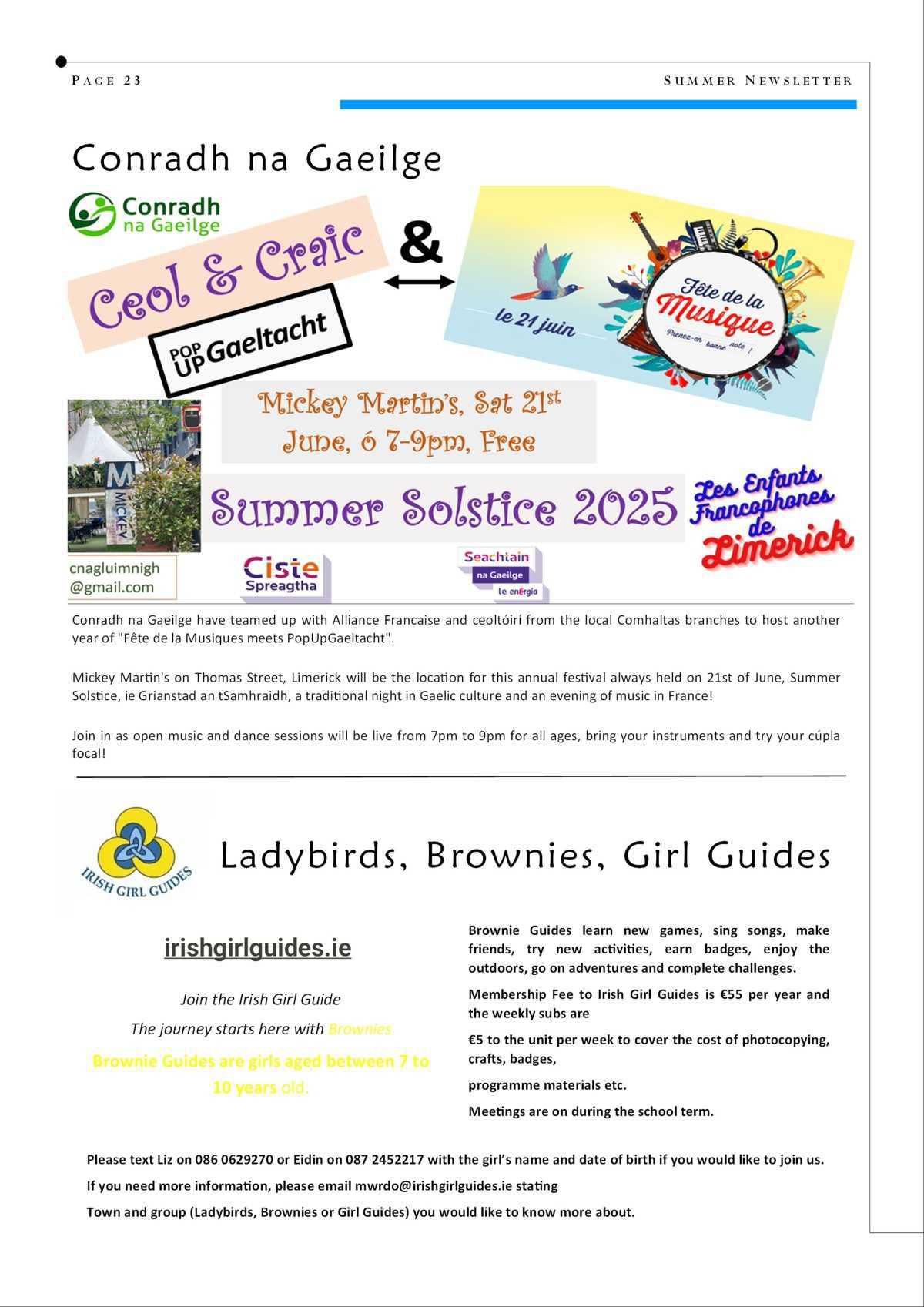 JUNE NEWSLETTER