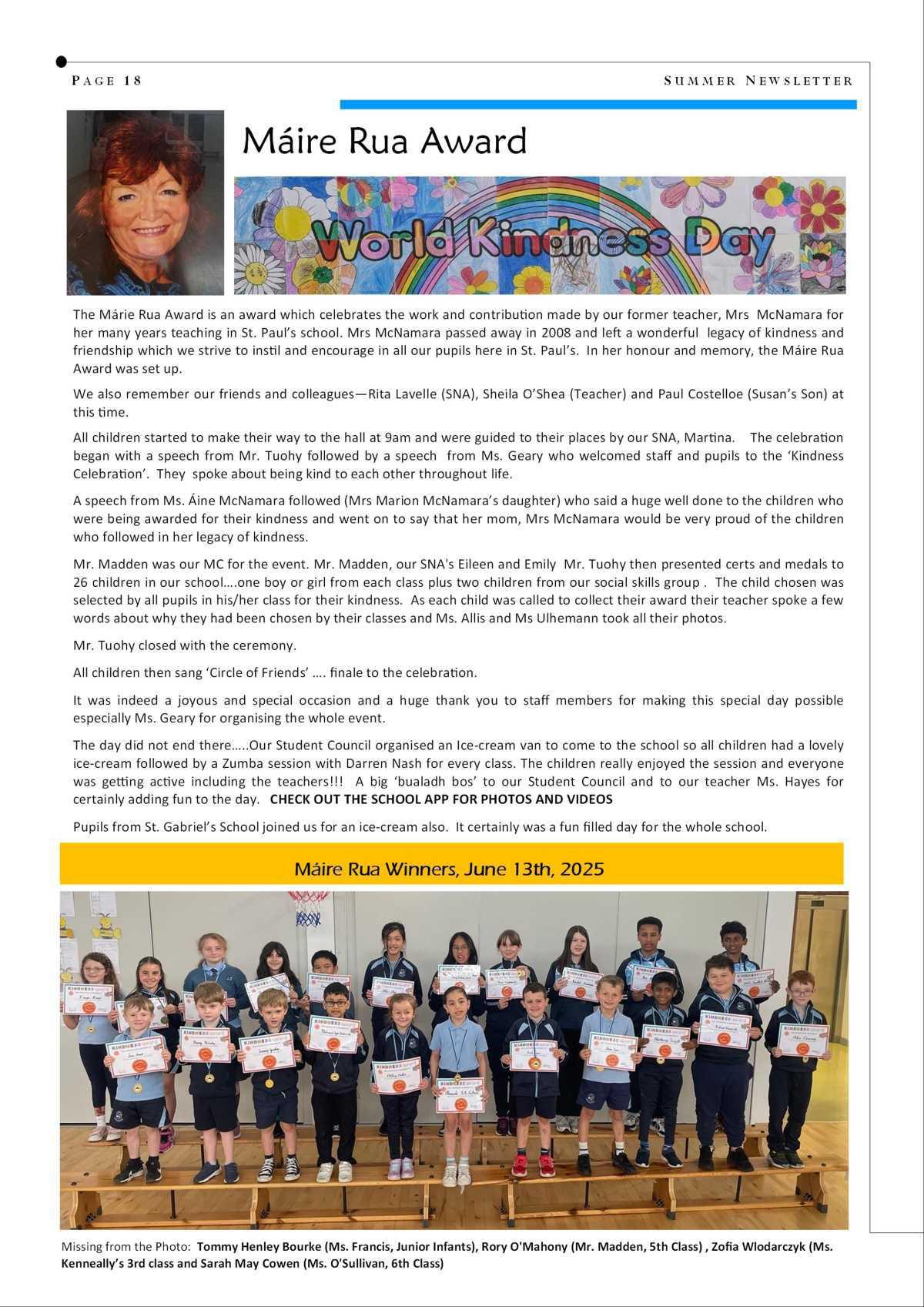 JUNE NEWSLETTER
