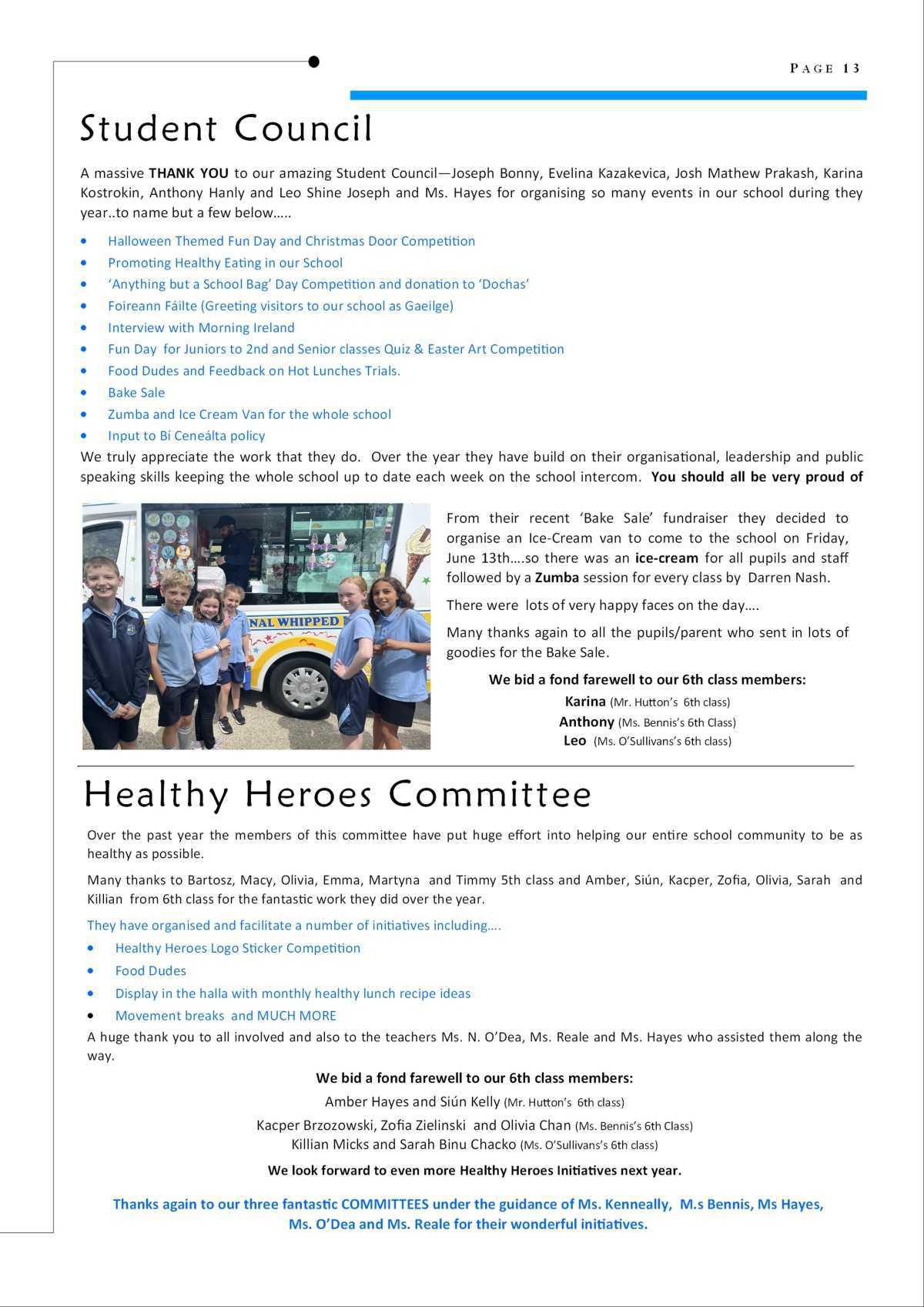JUNE NEWSLETTER