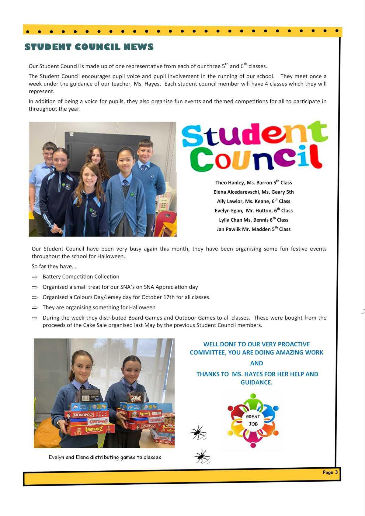 October Newsletter