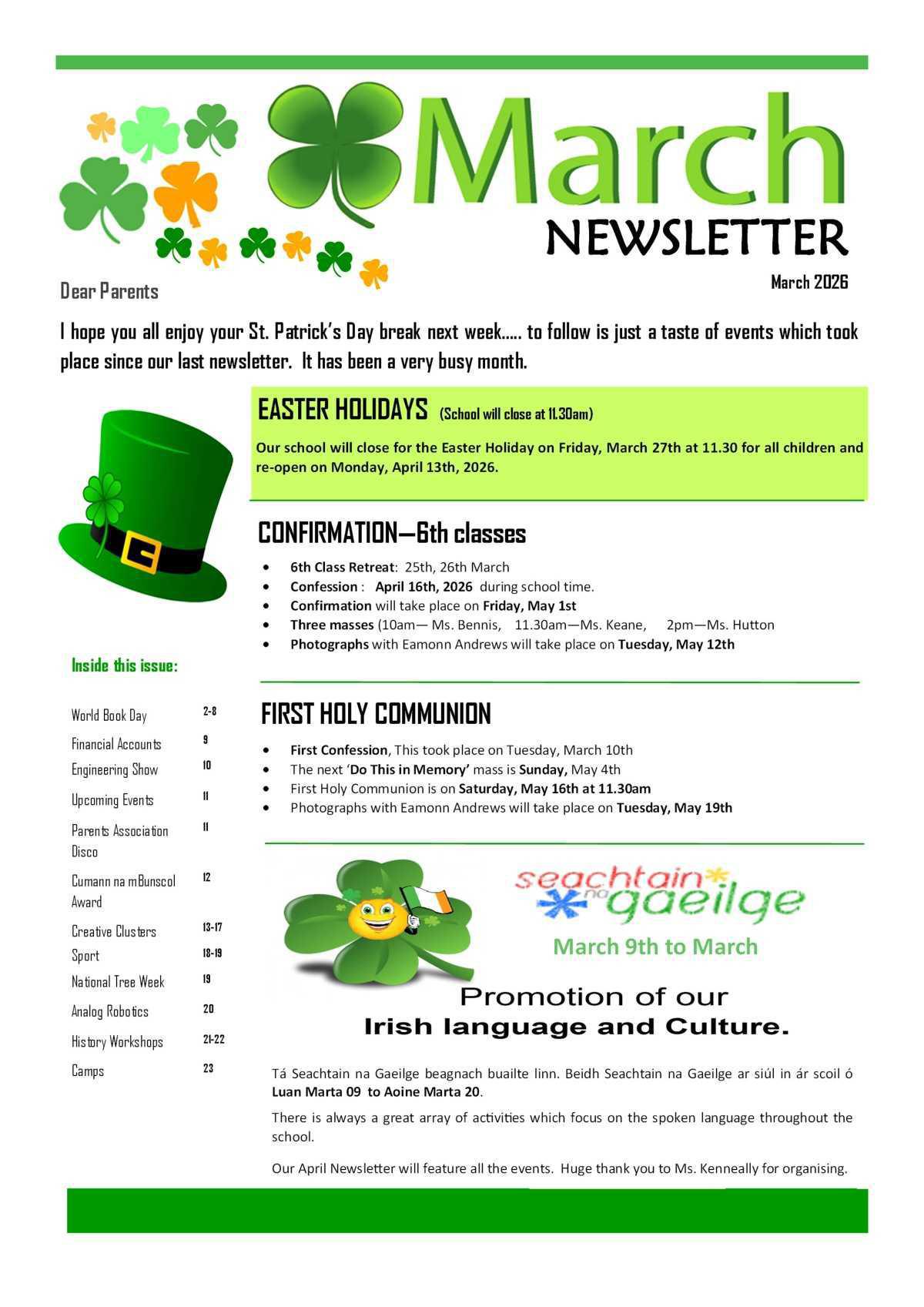March Newsletter