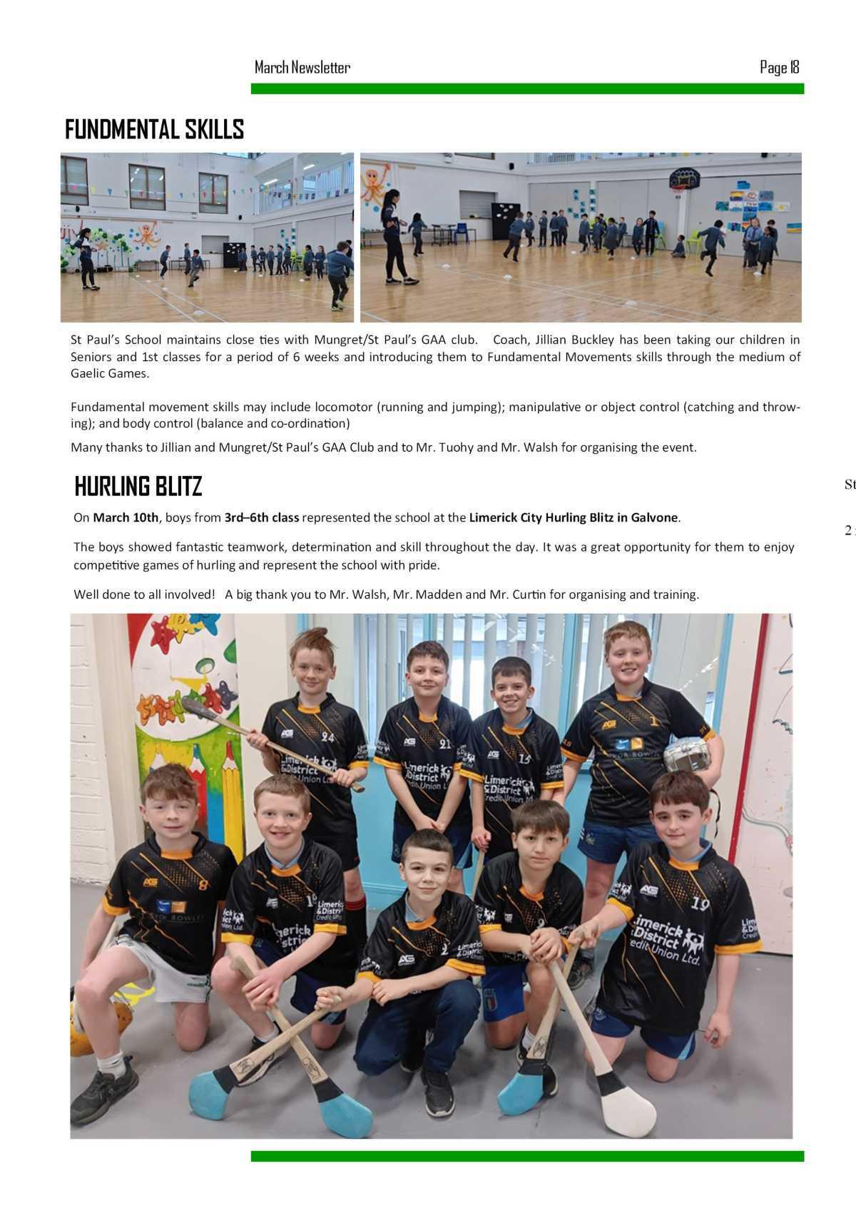 March Newsletter