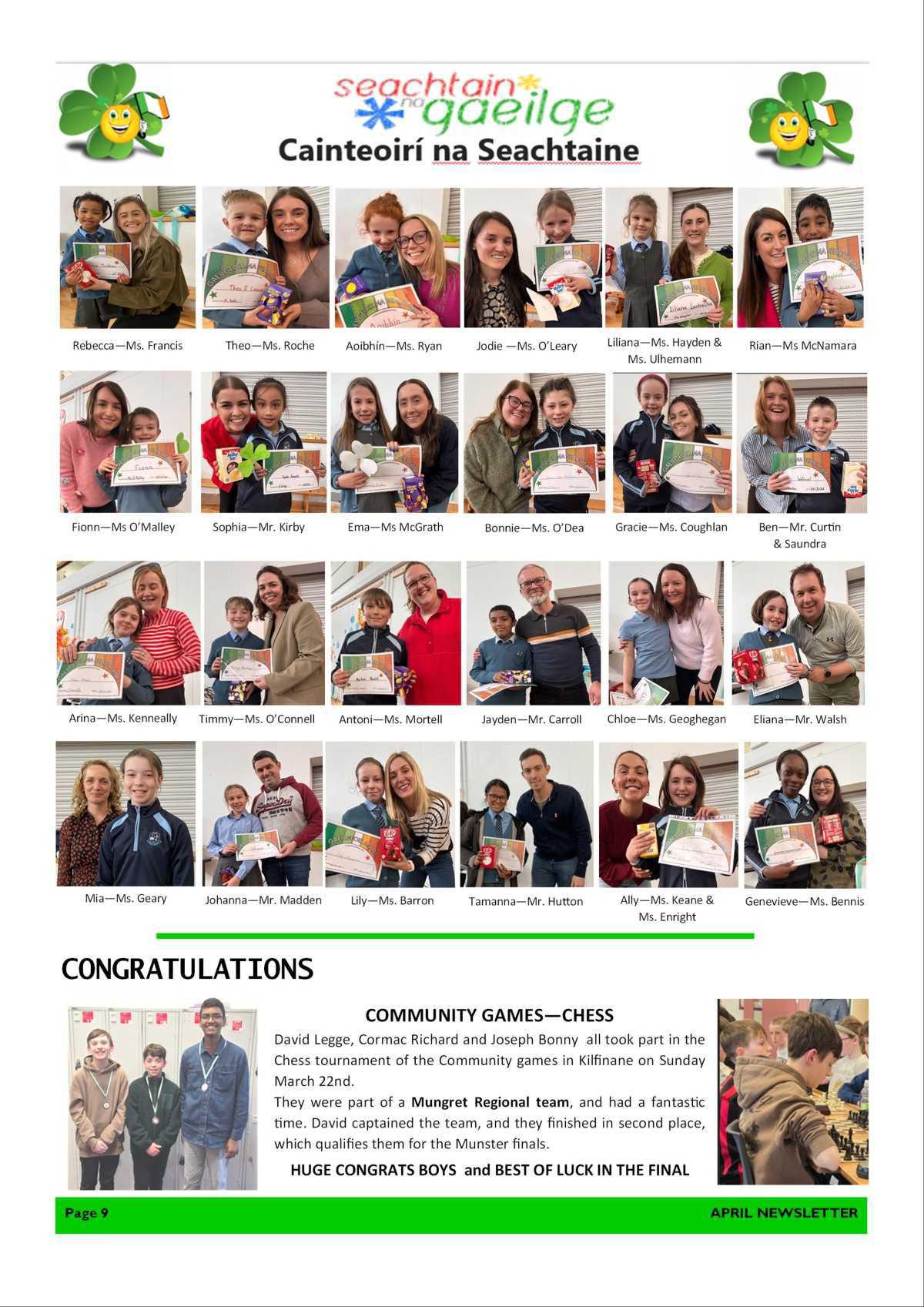 April Newsletter