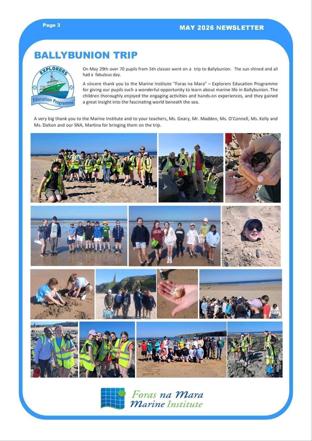 May Newsletter