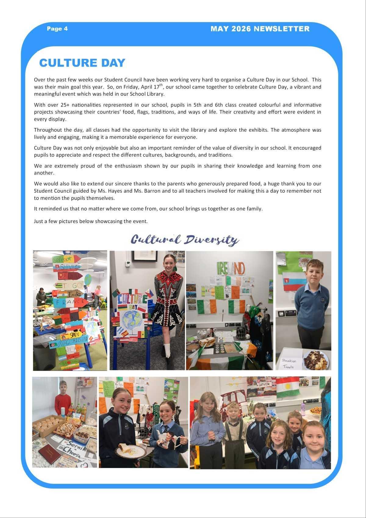 May Newsletter