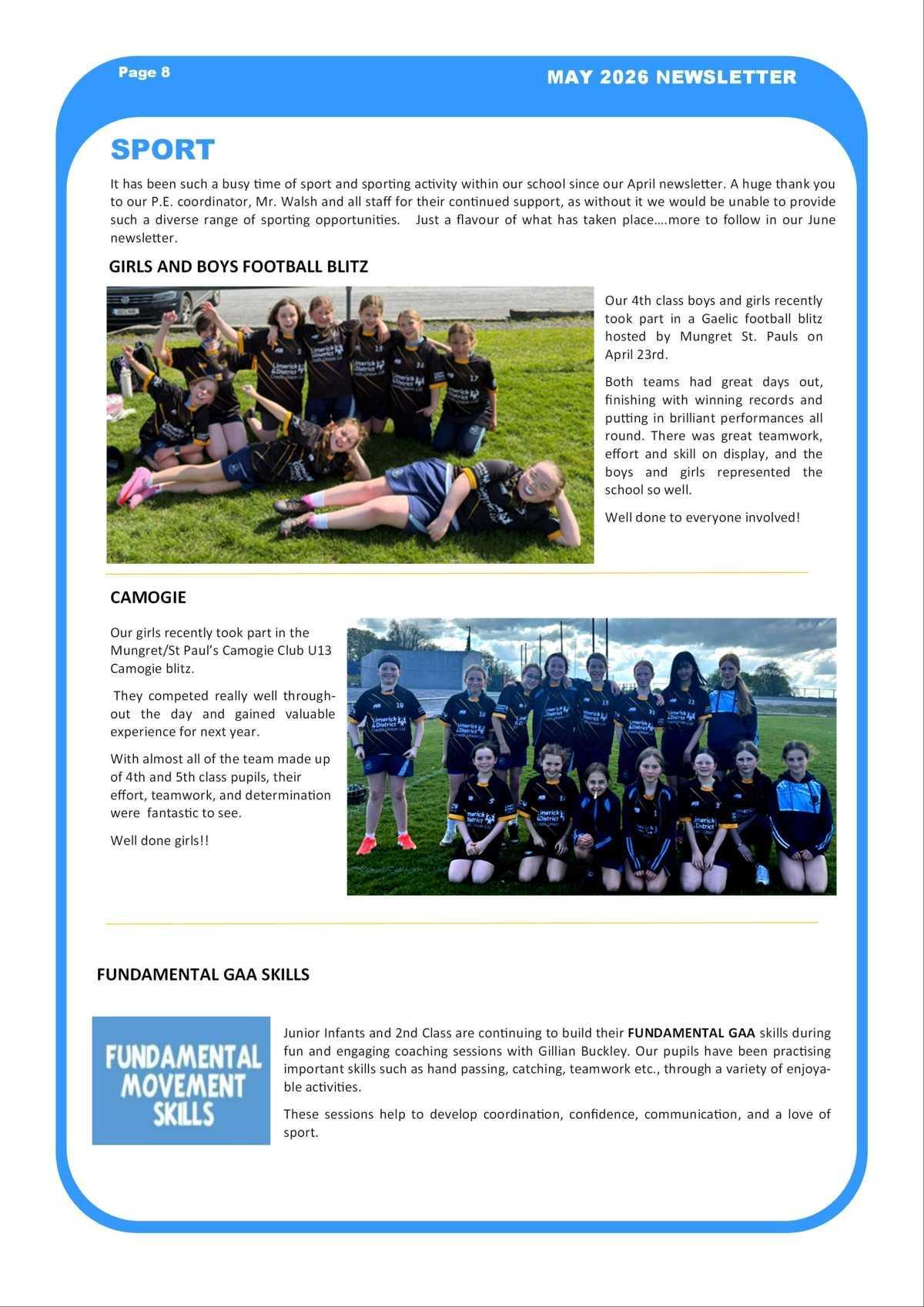 May Newsletter