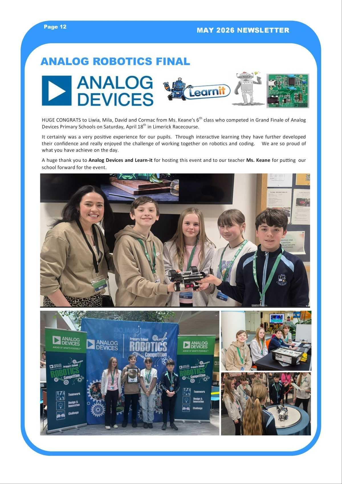 May Newsletter