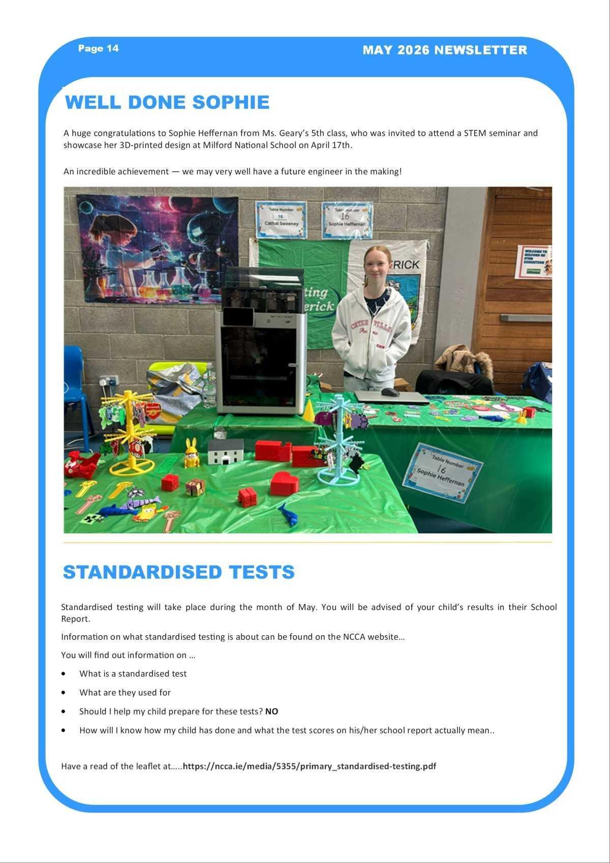 May Newsletter