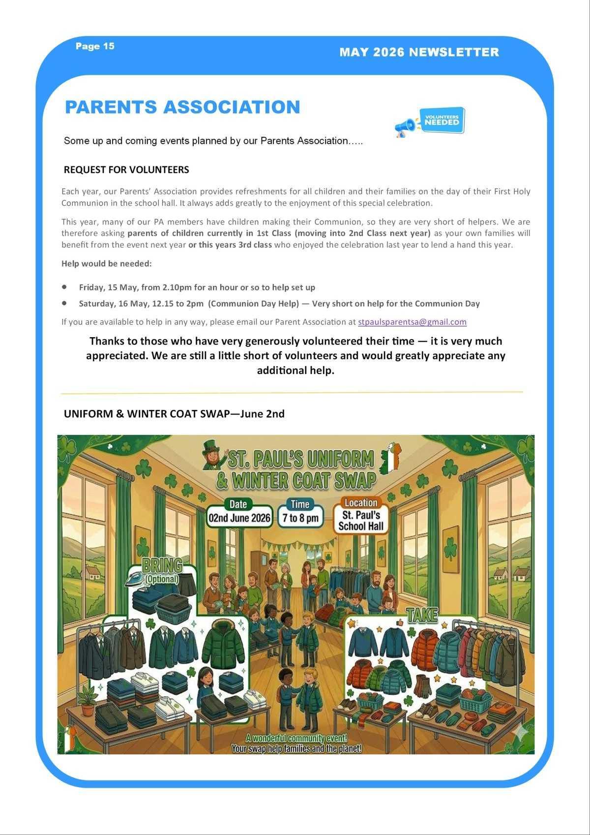 May Newsletter