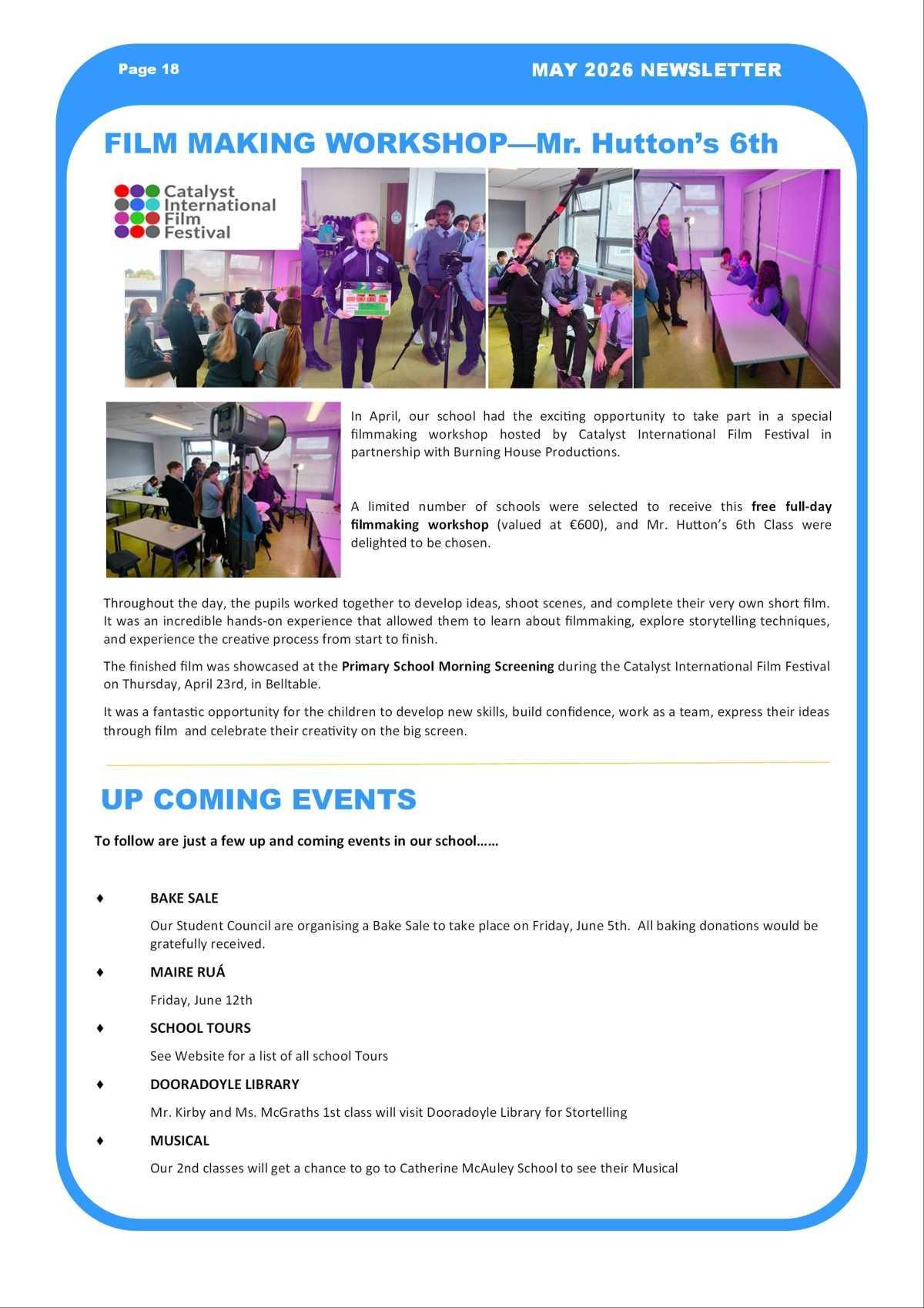 May Newsletter