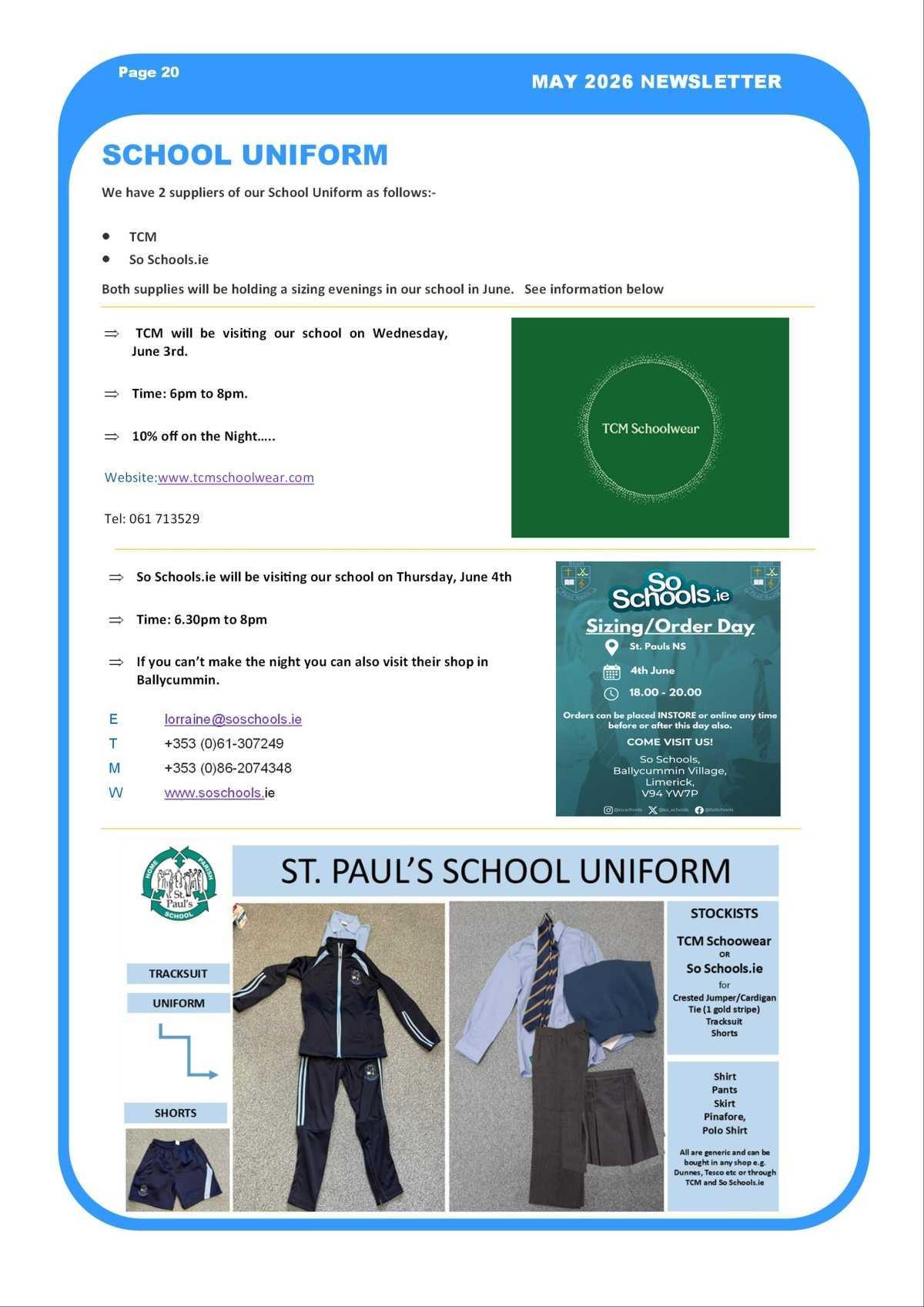 May Newsletter