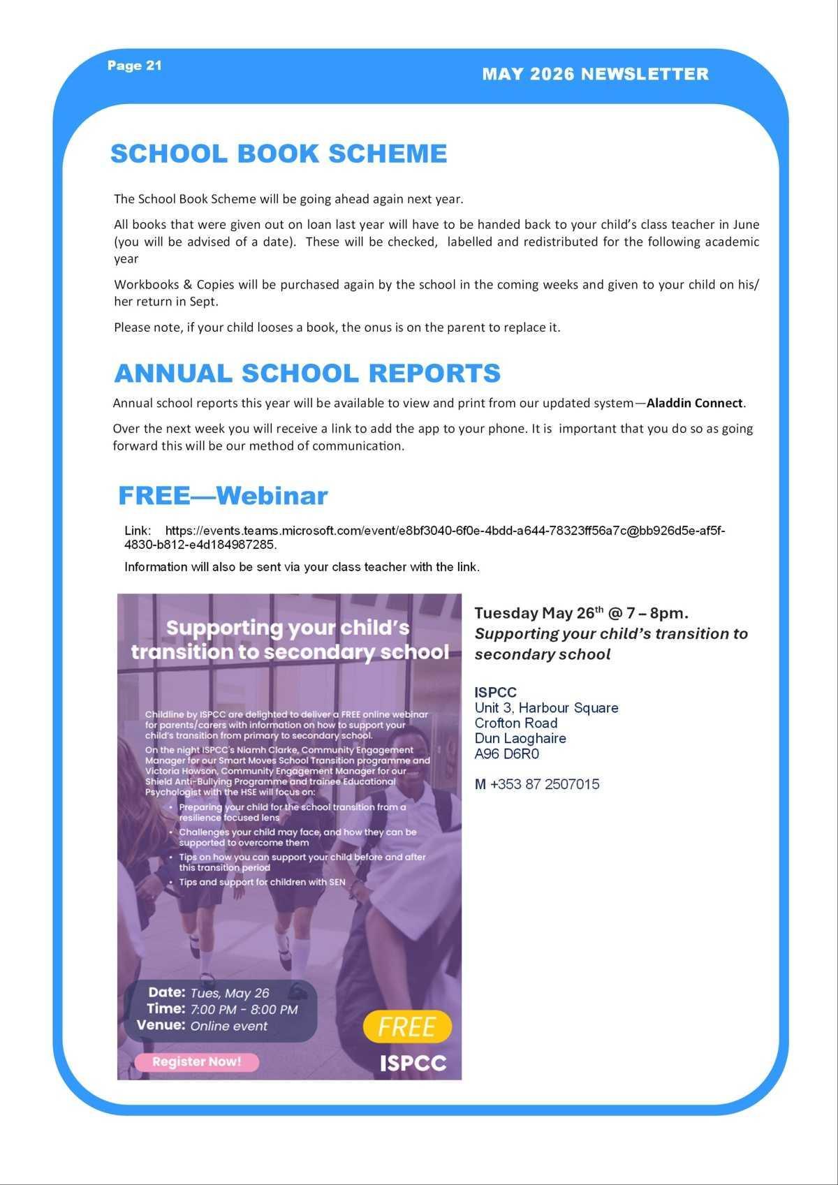 May Newsletter