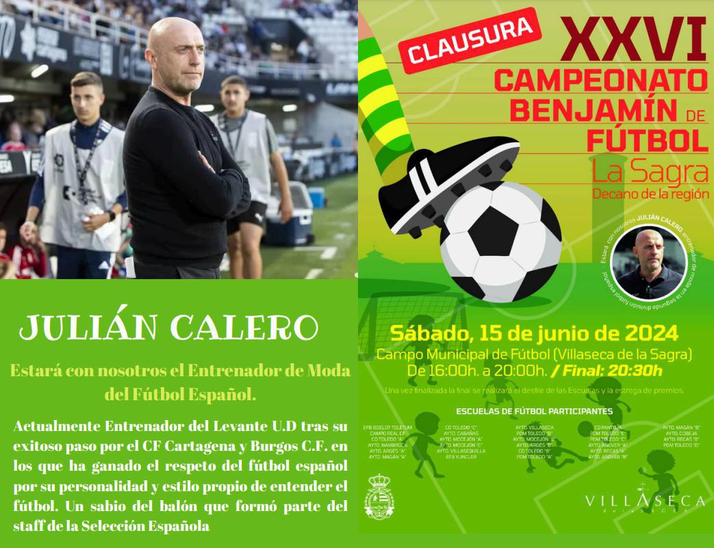 PROGRAMA CLAUSURA XXVI CAMPEONATO DE FÚTBOL BENJAMÍN VILLASECA DE LA SAGRA