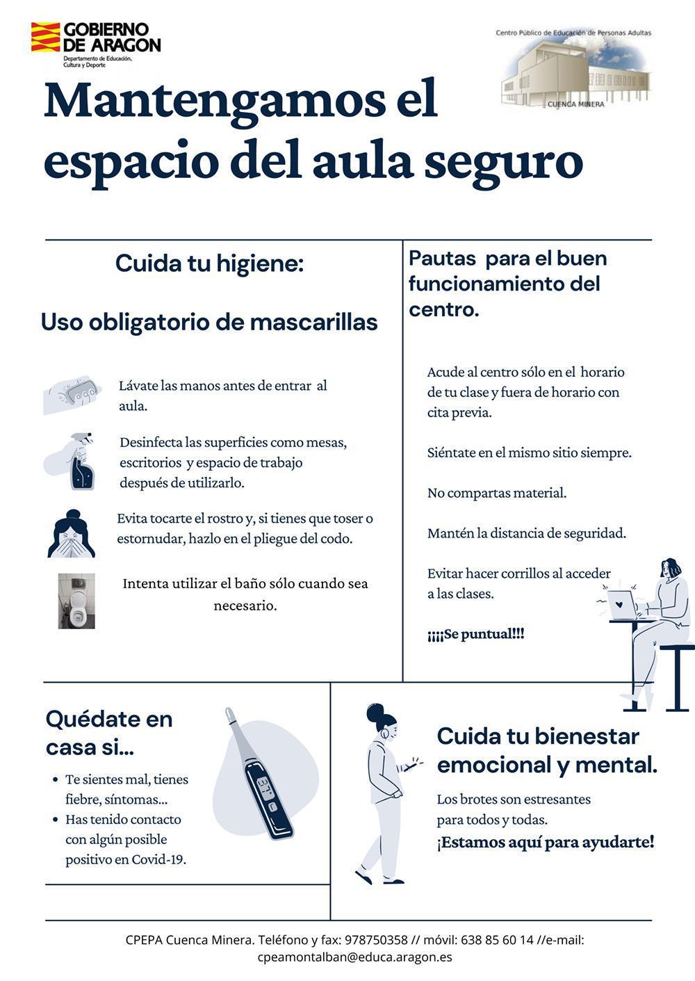 MUNIESA ESCUELA DE ADULTOS. MATRÍCULA Y COVID MUNIESA ESCUELA DE ADULTOS. MATRÍCULA Y COVID