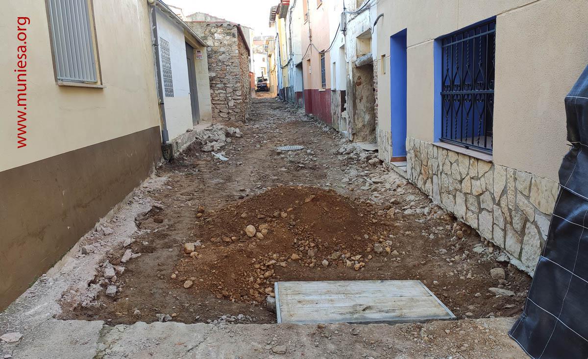 MUNIESA. LA CALLE DEL SOL, RENOVADA MUNIESA. LA CALLE DEL SOL, RENOVADA