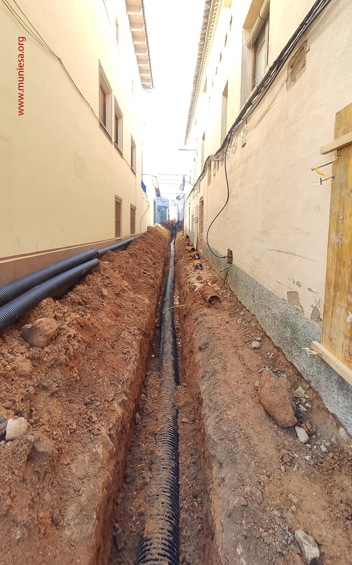 MUNIESA. LA CALLE DEL SOL, RENOVADA MUNIESA. LA CALLE DEL SOL, RENOVADA