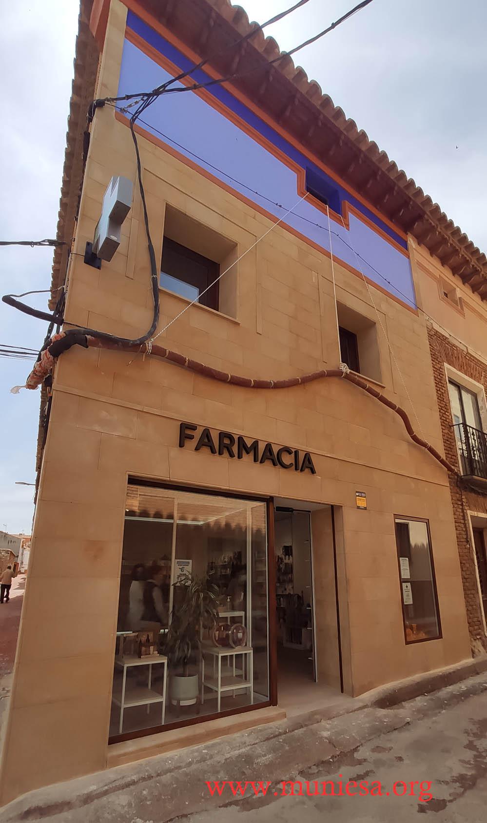 MUNIESA. FARMACIA NUEVA INSTALACIÓN MUNIESA. FARMACIA NUEVA INSTALACIÓN