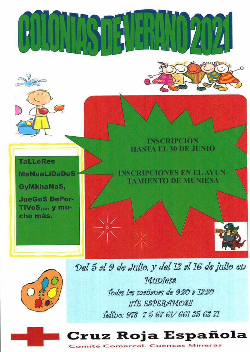 MUNIESA. COLONIAS DE VERANO. EDAD + 4 AÑOS MUNIESA. COLONIAS DE VERANO. EDAD + 4 AÑOS