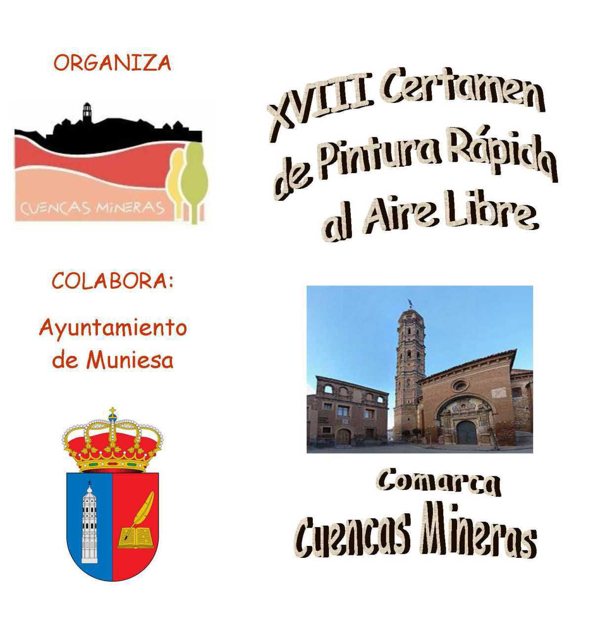 MUNIESA. PINTURA RÁPIDA AL AIRE LIBRE. CERTAMEN MUNIESA. PINTURA RÁPIDA AL AIRE LIBRE. CERTAMEN