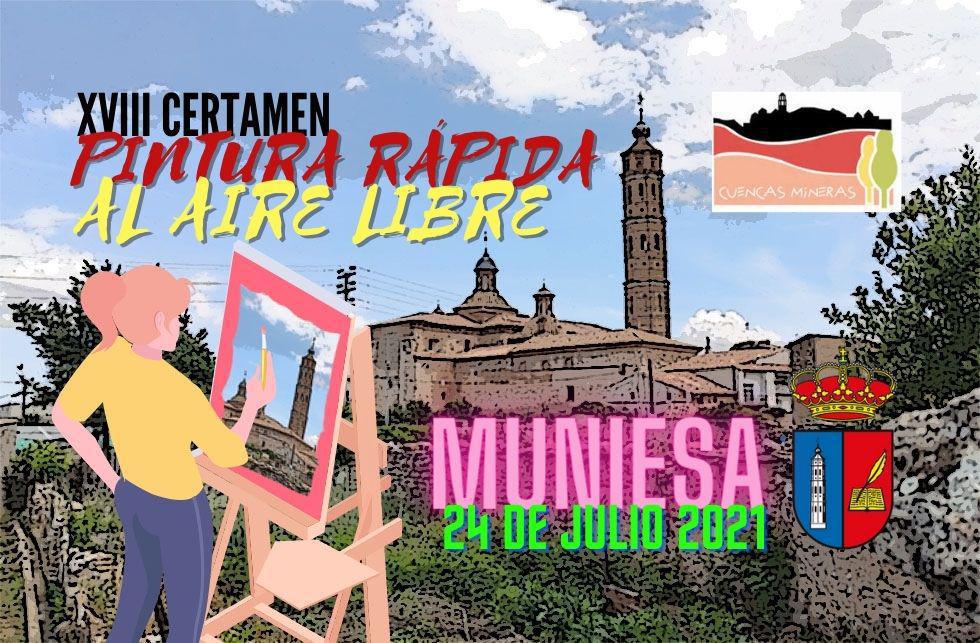 MUNIESA. PINTURA RÁPIDA AL AIRE LIBRE. CERTAMEN MUNIESA. PINTURA RÁPIDA AL AIRE LIBRE. CERTAMEN