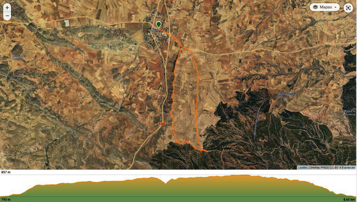 MUNIESA CAMINA. UNA ANDADA EN GRUPO MUNIESA CAMINA. UNA ANDADA EN GRUPO