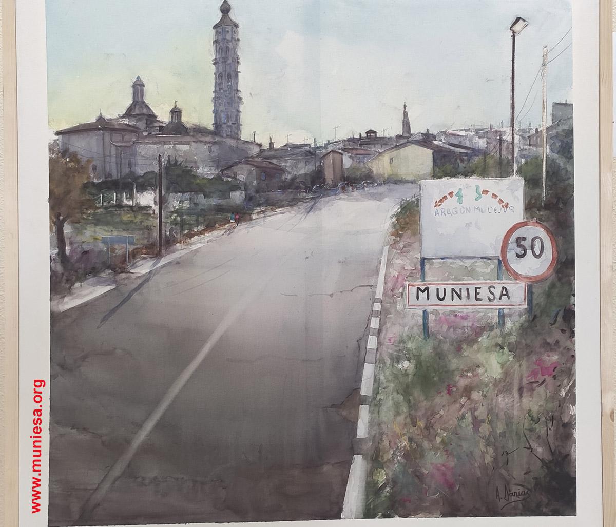 MUNIESA PINTADA. PREMIOS Y CUADROS