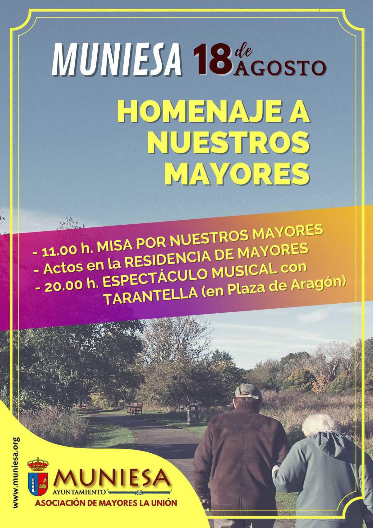 MUNIESA. HOMENAJE A NUESTROS MAYORES MUNIESA. HOMENAJE A NUESTROS MAYORES
