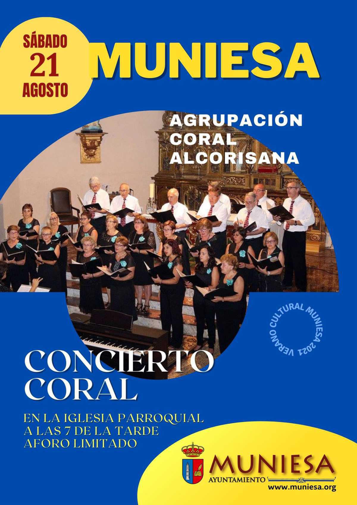 MUNIESA. MÚSICA CORAL. CONCIERTO MUNIESA. MÚSICA CORAL. CONCIERTO