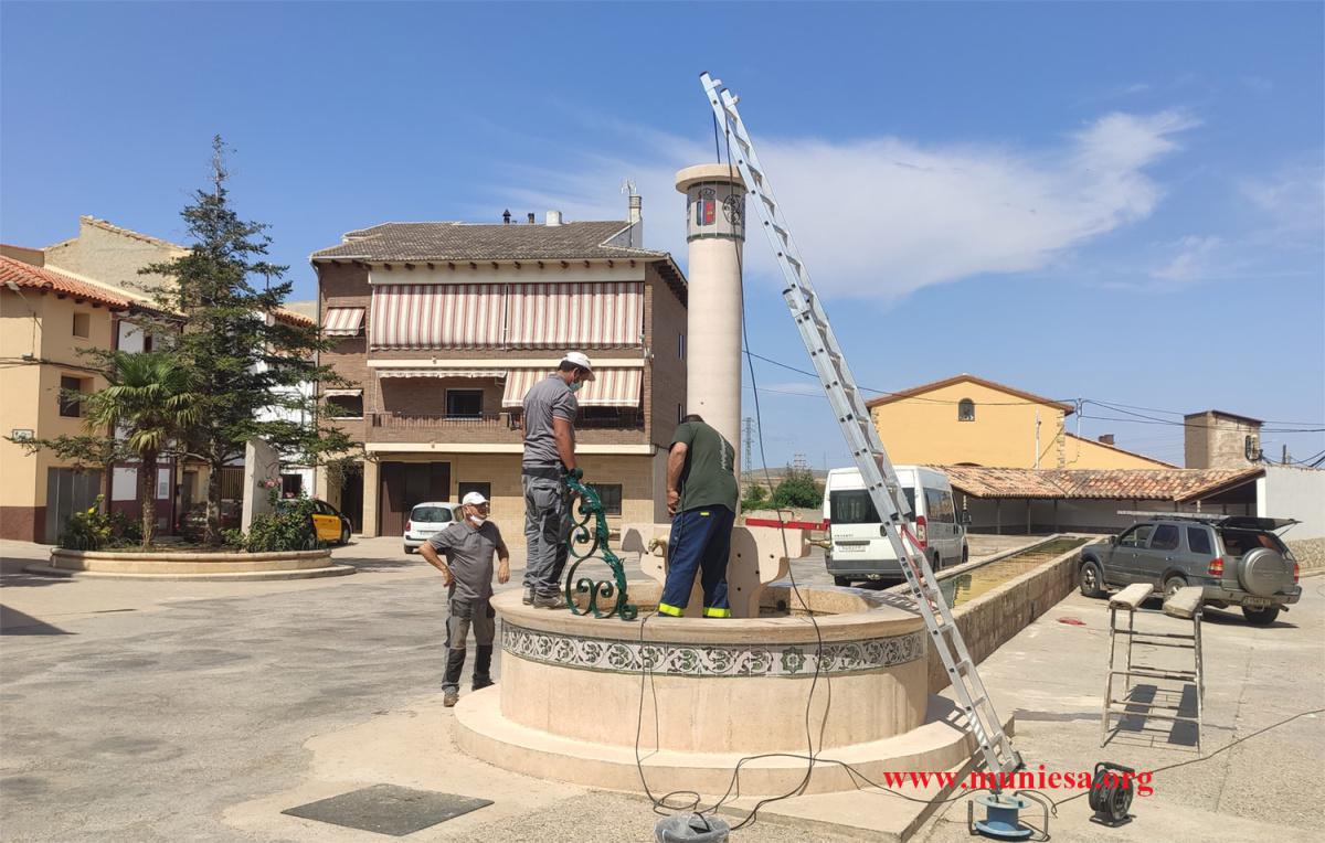 MUNIESA. FUENTE DE LOS TRES CHORROS MUNIESA. FUENTE DE LOS TRES CHORROS