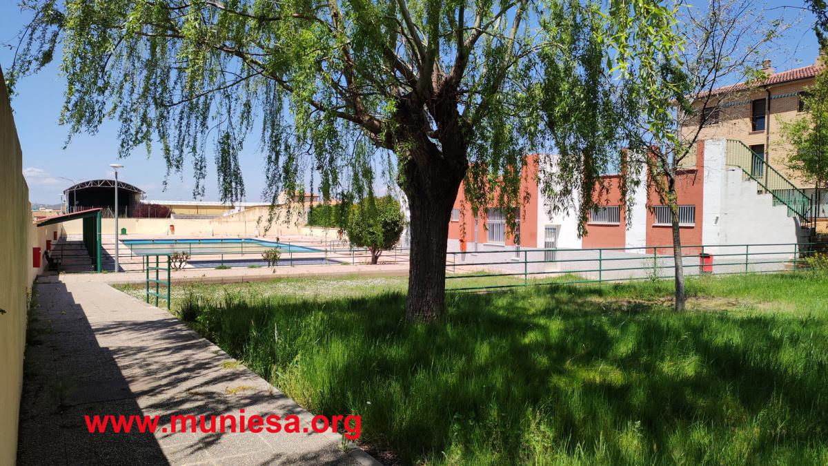 MUNIESA. OBRAS EN BAR DE LAS PISCINAS MUNIESA. OBRAS EN BAR DE LAS PISCINAS