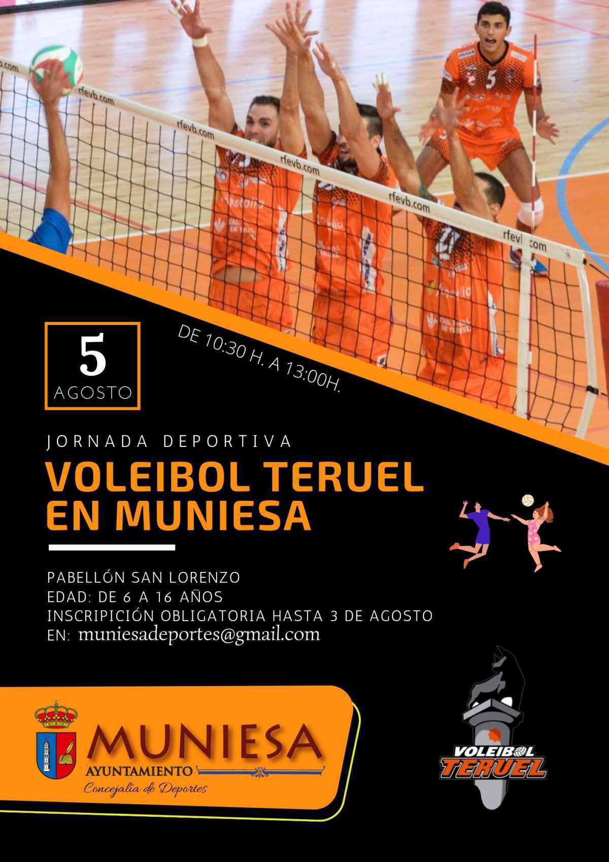 MUNIESA JUEGA CON CLUB VOLEIBOL TERUEL