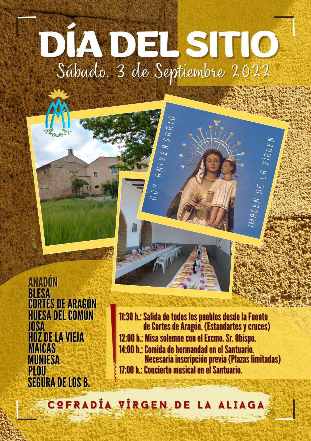 FIESTA DEL DÍA DEL SITIO. VIRGEN DE LA ALIAGA FIESTA DEL DÍA DEL SITIO. VIRGEN DE LA ALIAGA