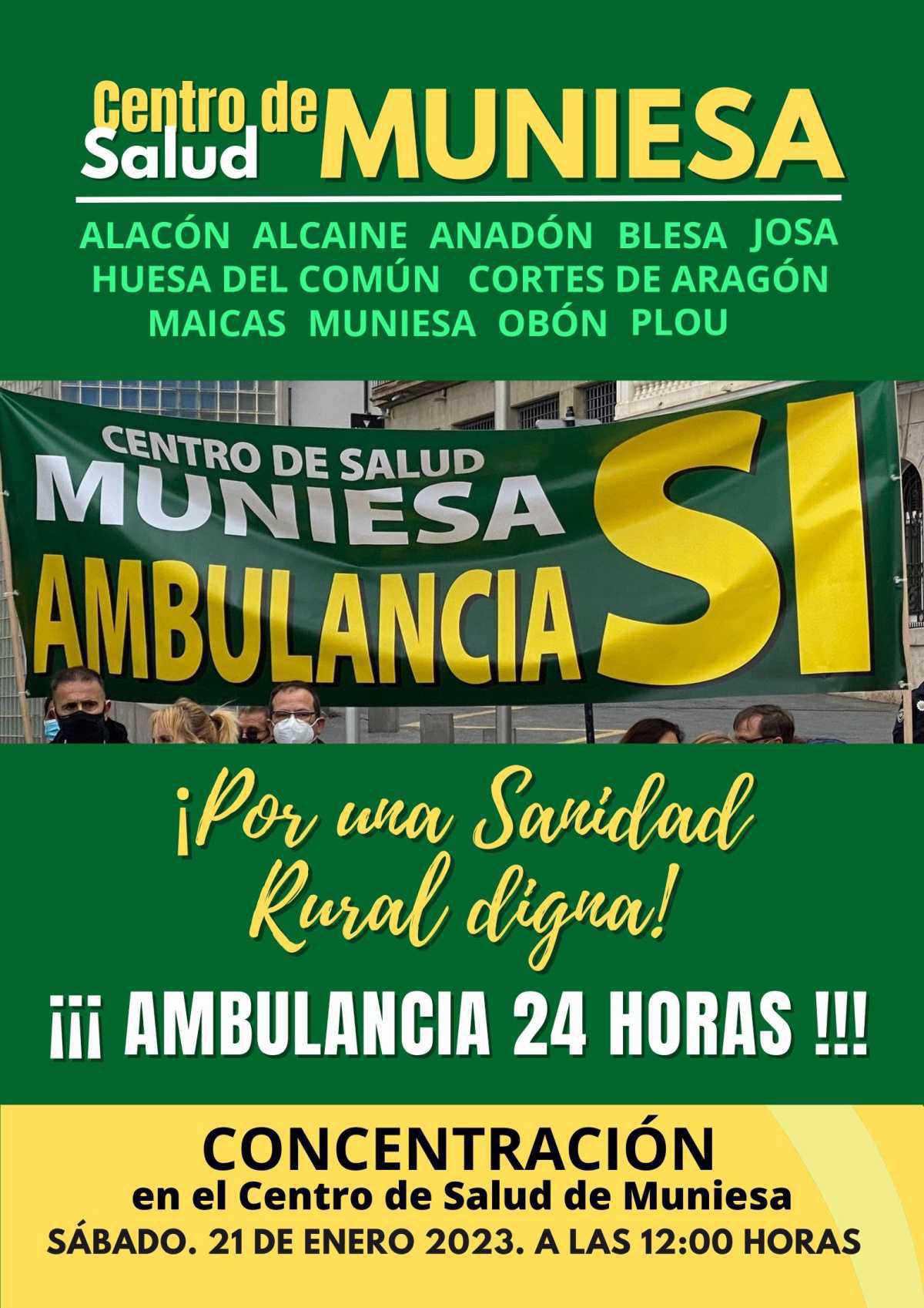 CONCENTRACIÓN POR EL SERVICIO DE AMBULANCIA CONCENTRACIÓN POR EL SERVICIO DE AMBULANCIA