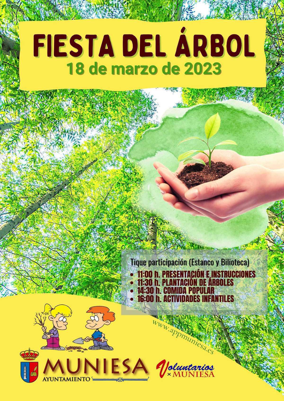 MUNIESA. HORARIOS FIESTA DEL ÁRBOL MUNIESA. HORARIOS FIESTA DEL ÁRBOL