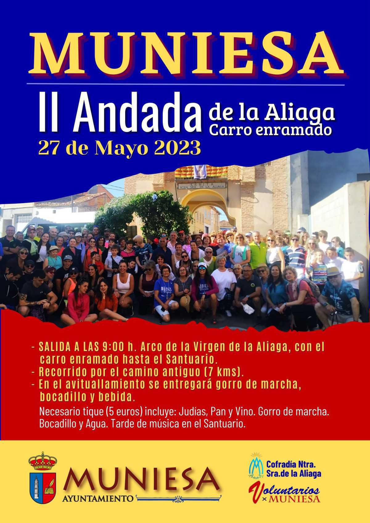 MUNIESA. ROMERÍA, ANDADA, COMIDA Y MÚSICA MUNIESA. ROMERÍA, ANDADA, COMIDA Y MÚSICA