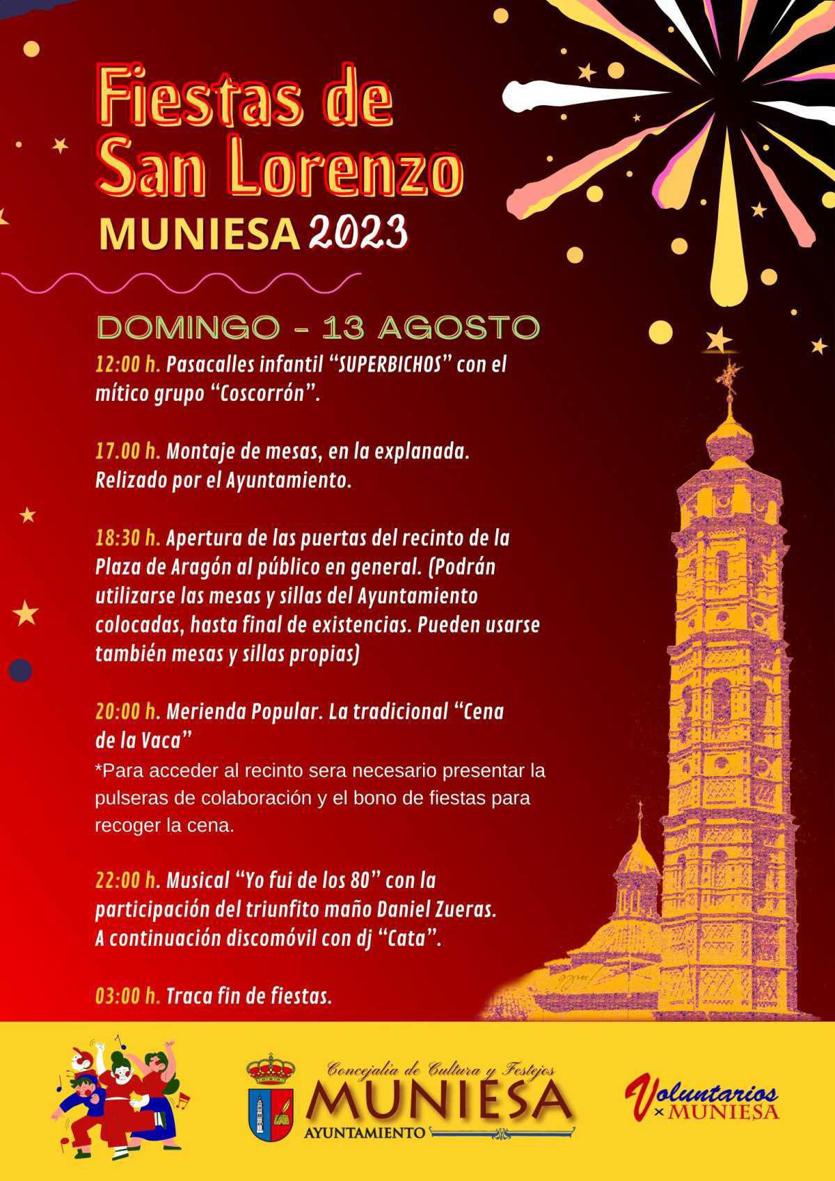 PASACALLES, LA CENA, MUSICAL Y LA TRACA 