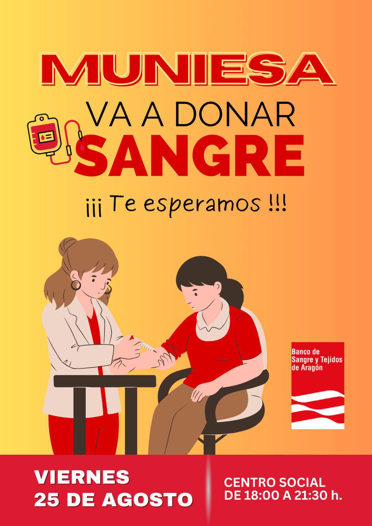 MUNIESA. DONACIÓN DE SANGRE