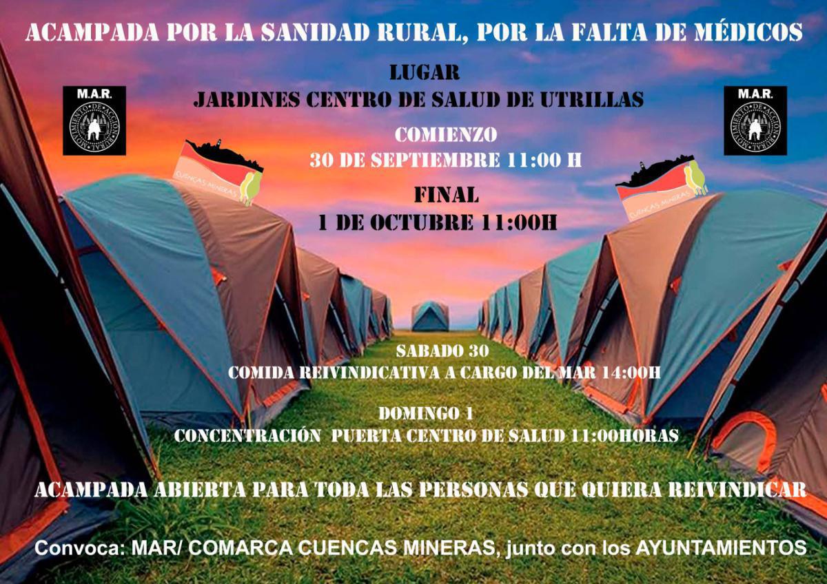 ACAMPADA EN DEFENSA DE LA SANIDAD RURAL ACAMPADA EN DEFENSA DE LA SANIDAD RURAL